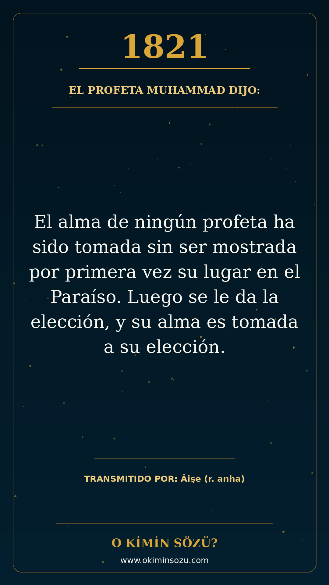 hadis 1821 es