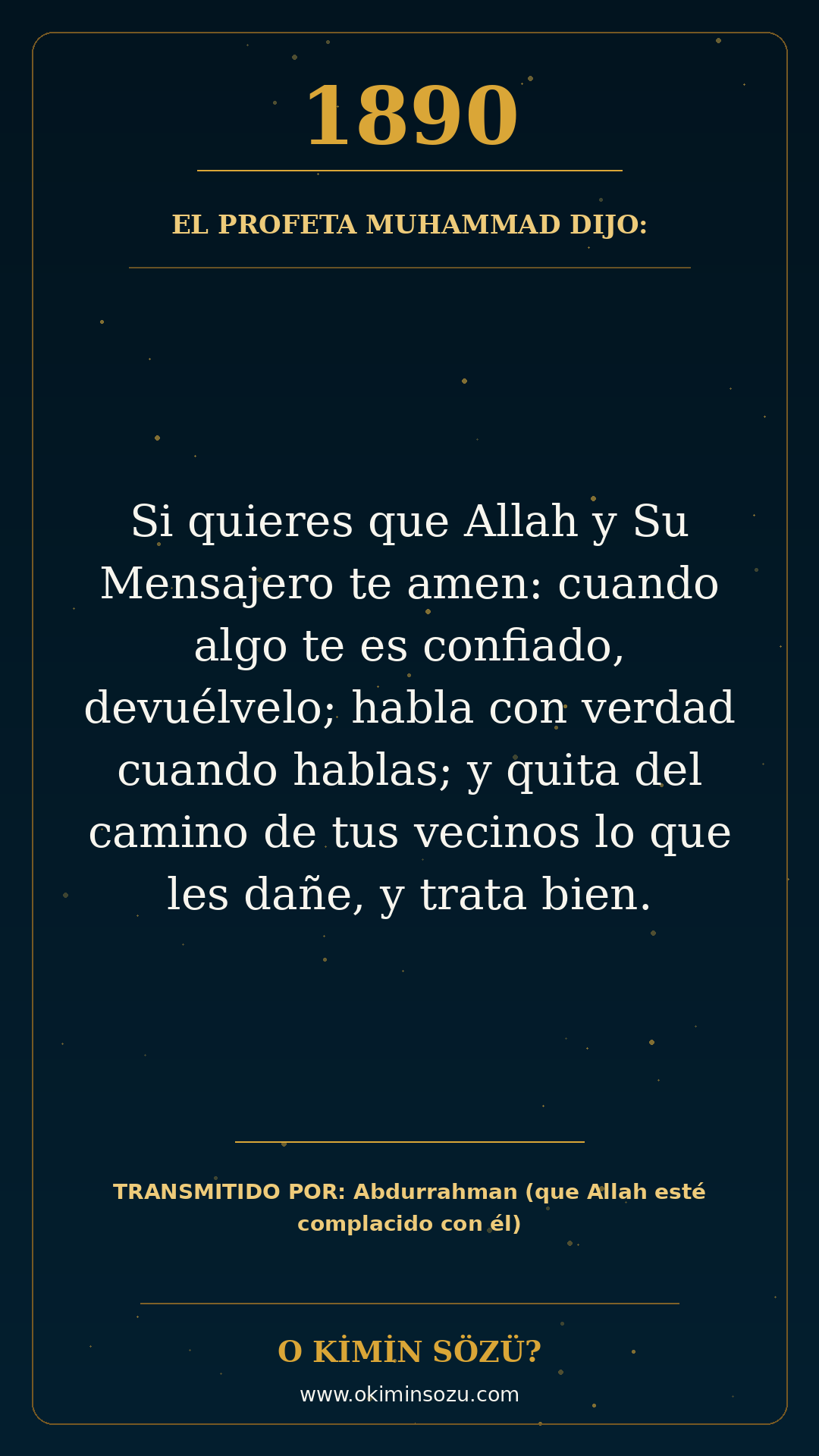 hadis 1890 es