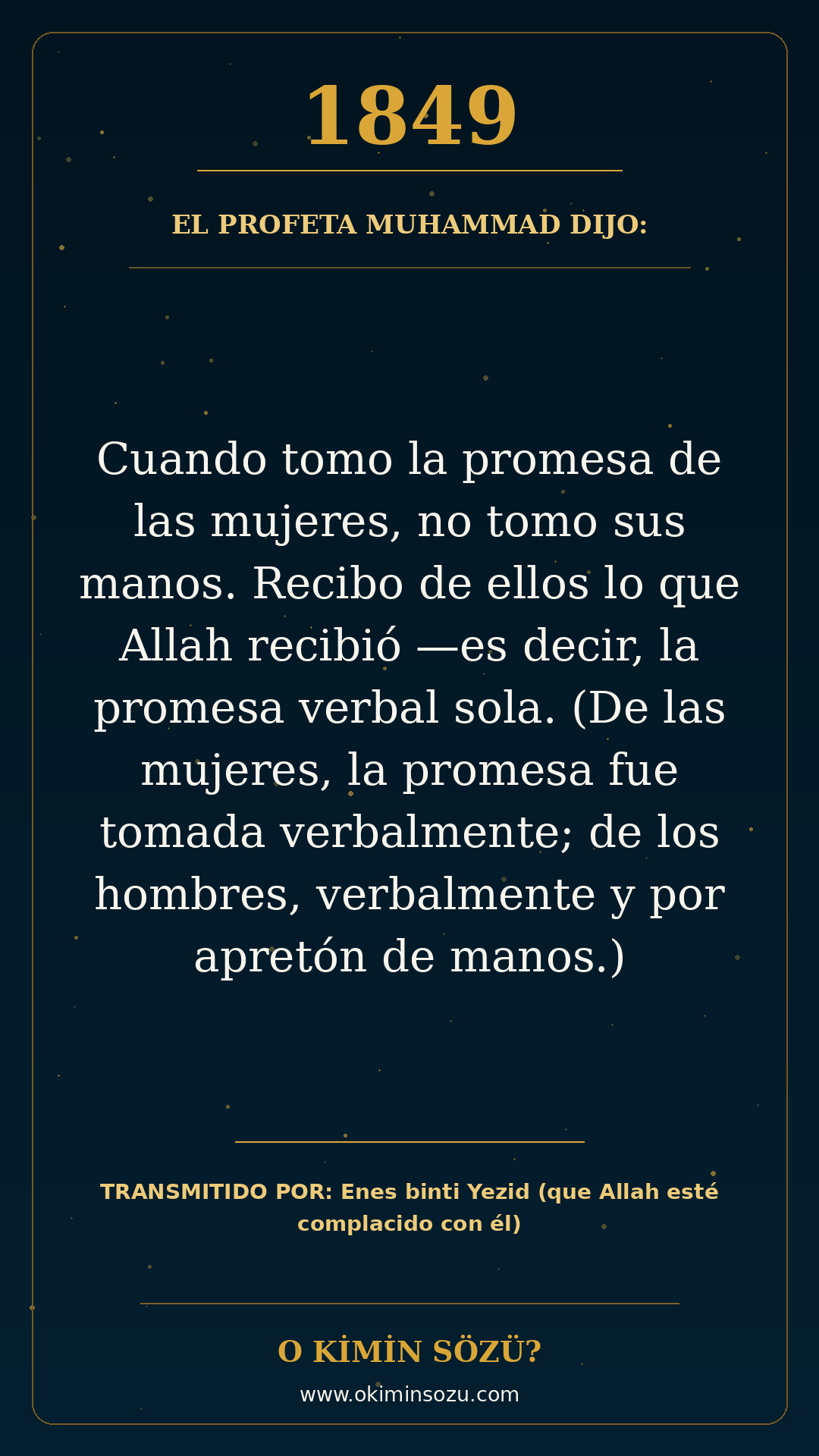 hadis 1849 es