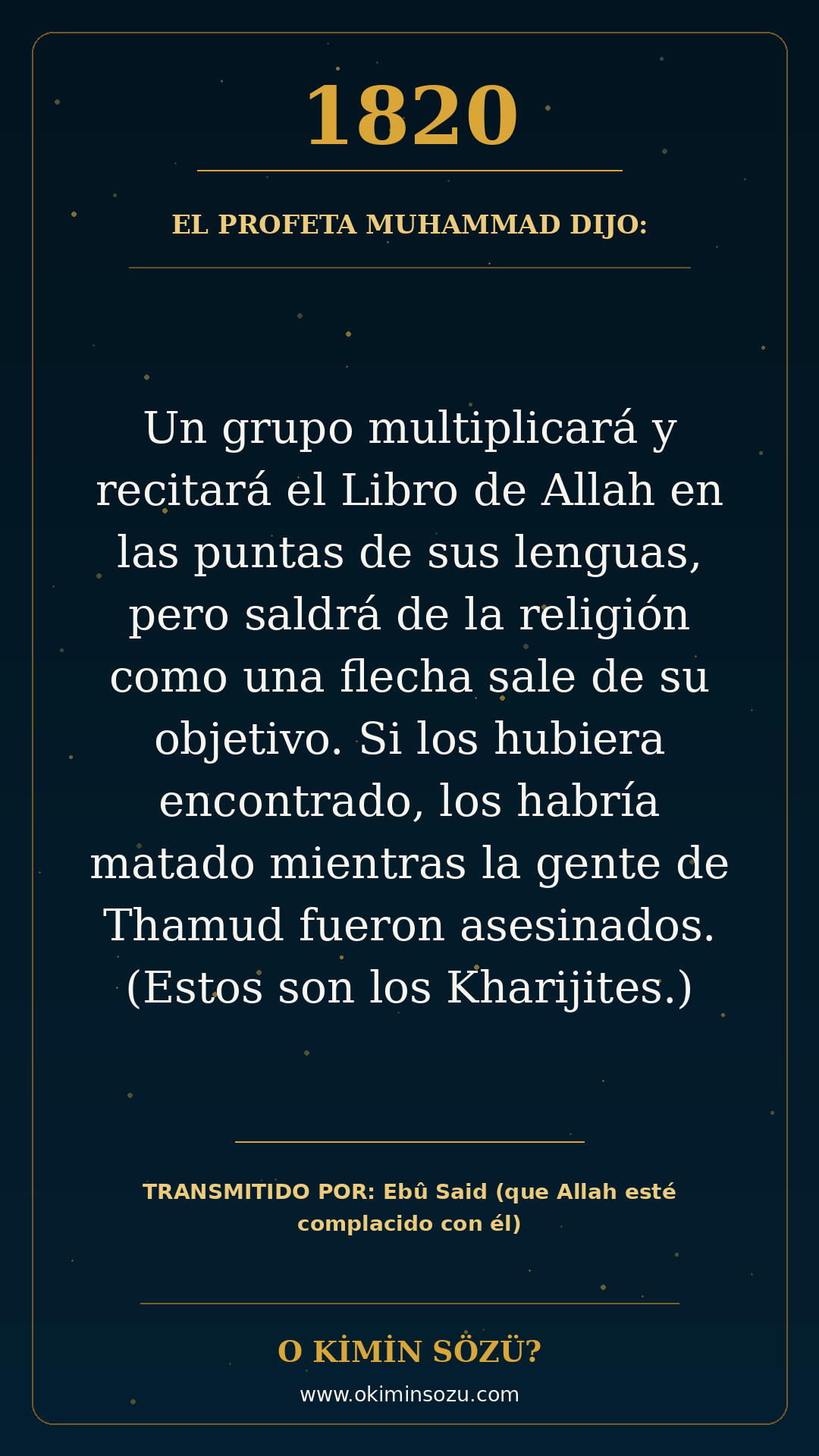 hadis 1820 es