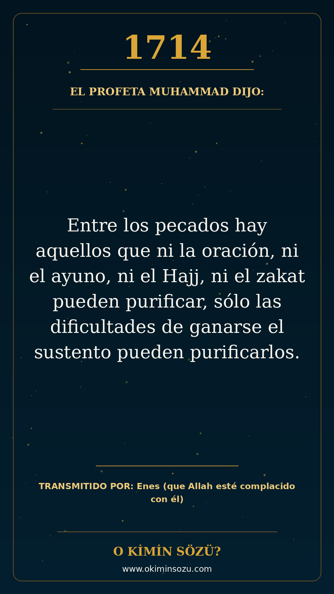 hadis 1714 es