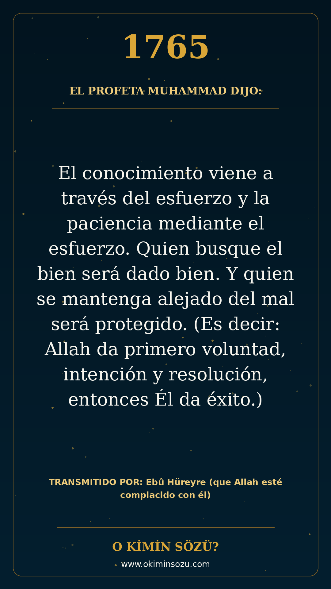 hadis 1765 es