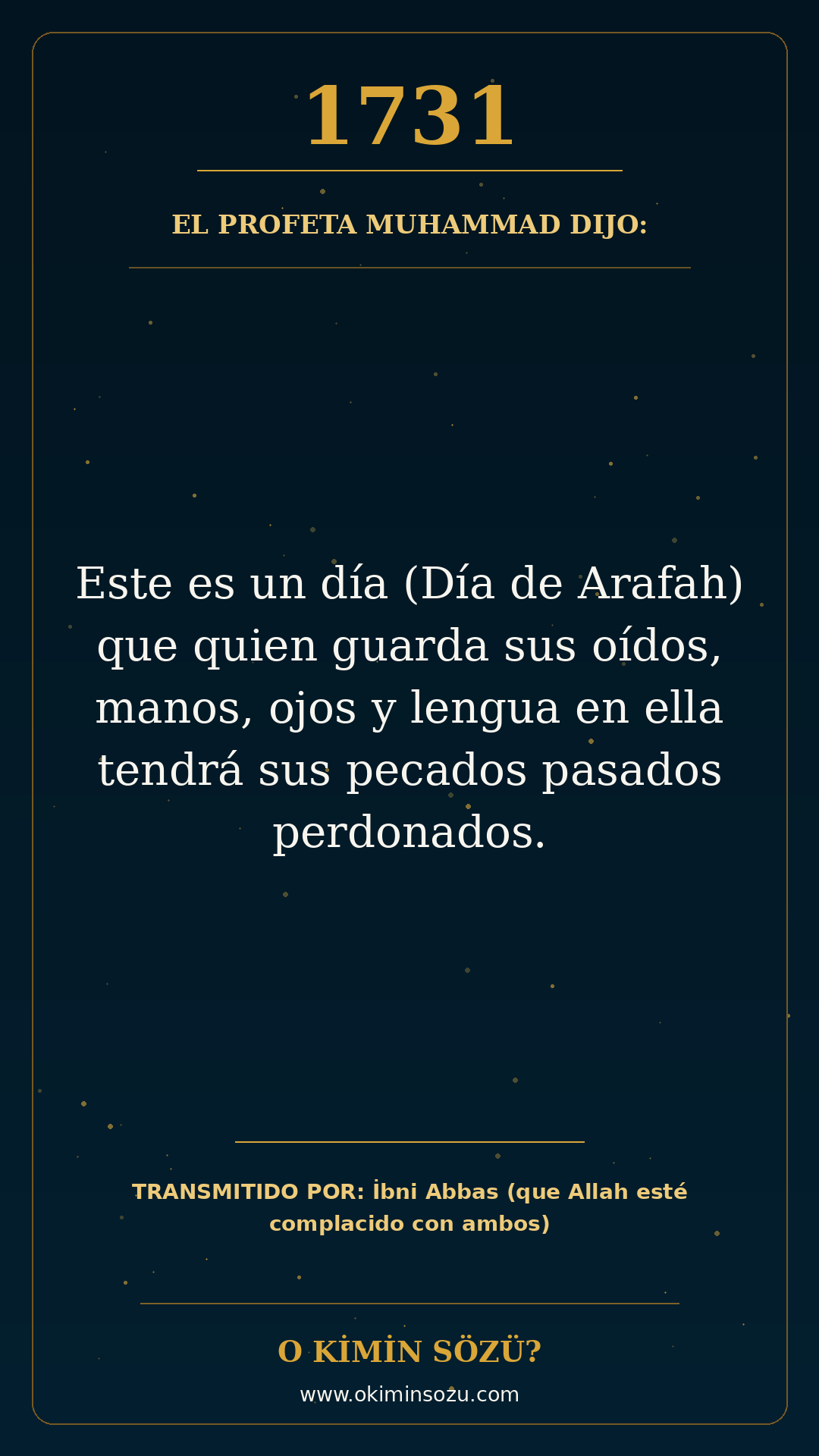 hadis 1731 es
