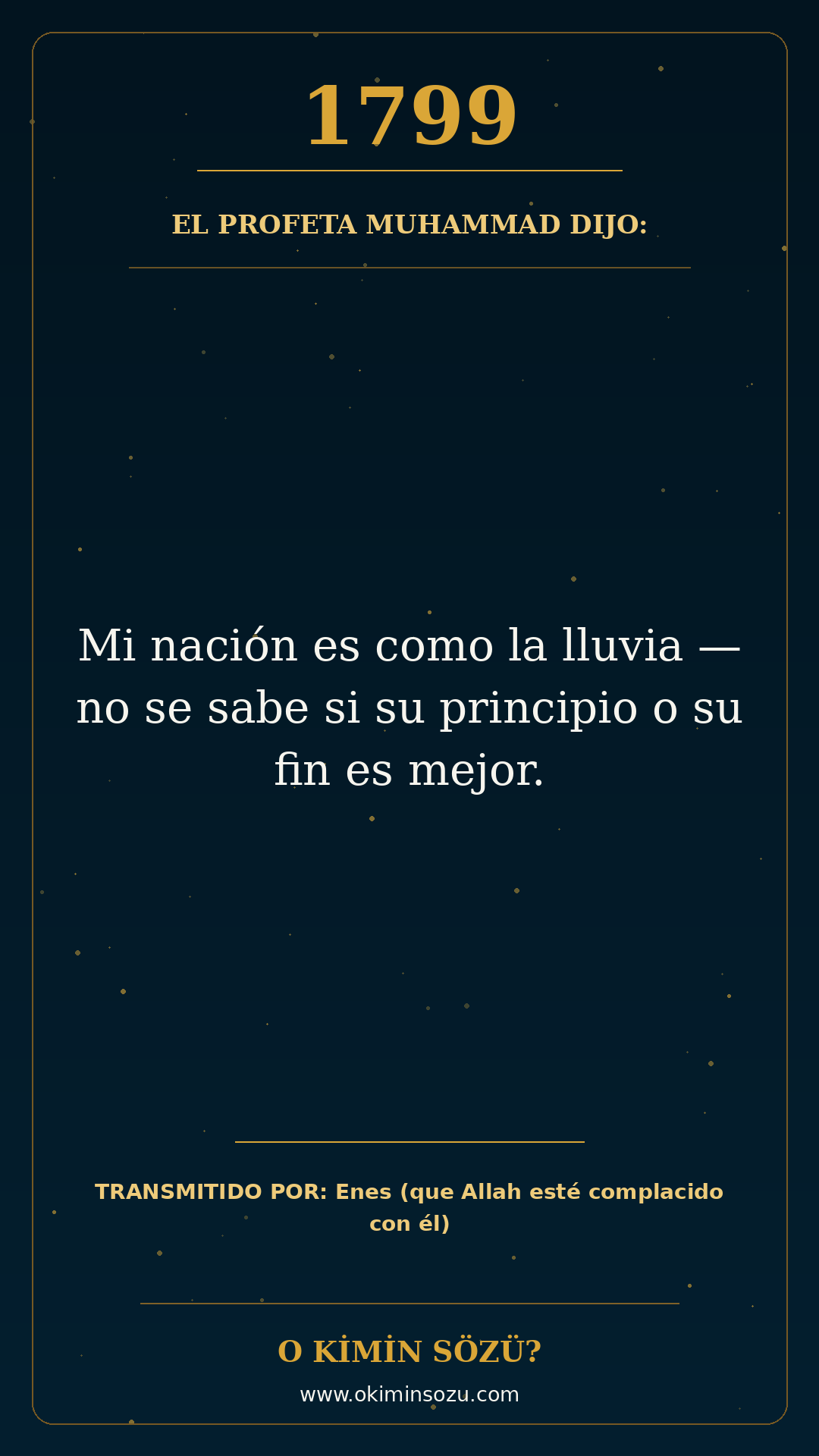 hadis 1799 es