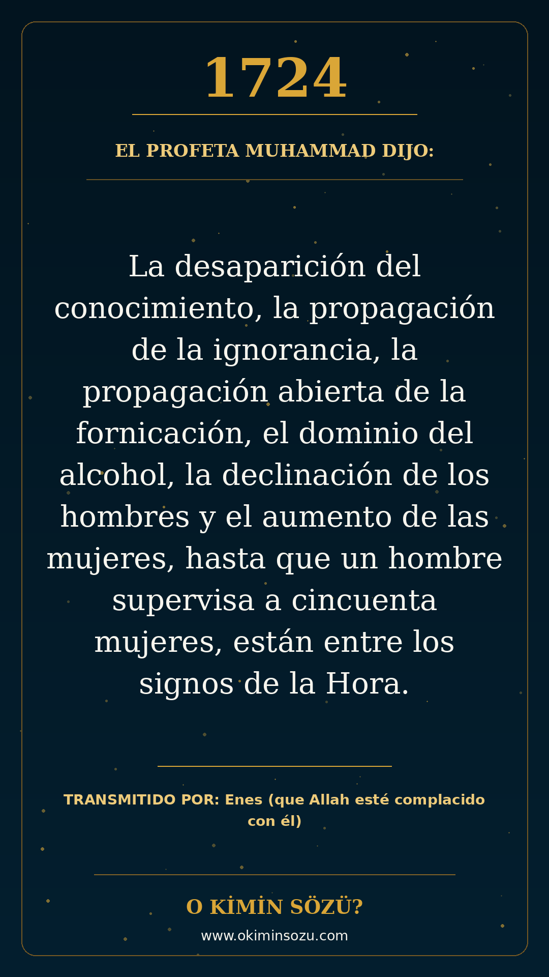 hadis 1724 es