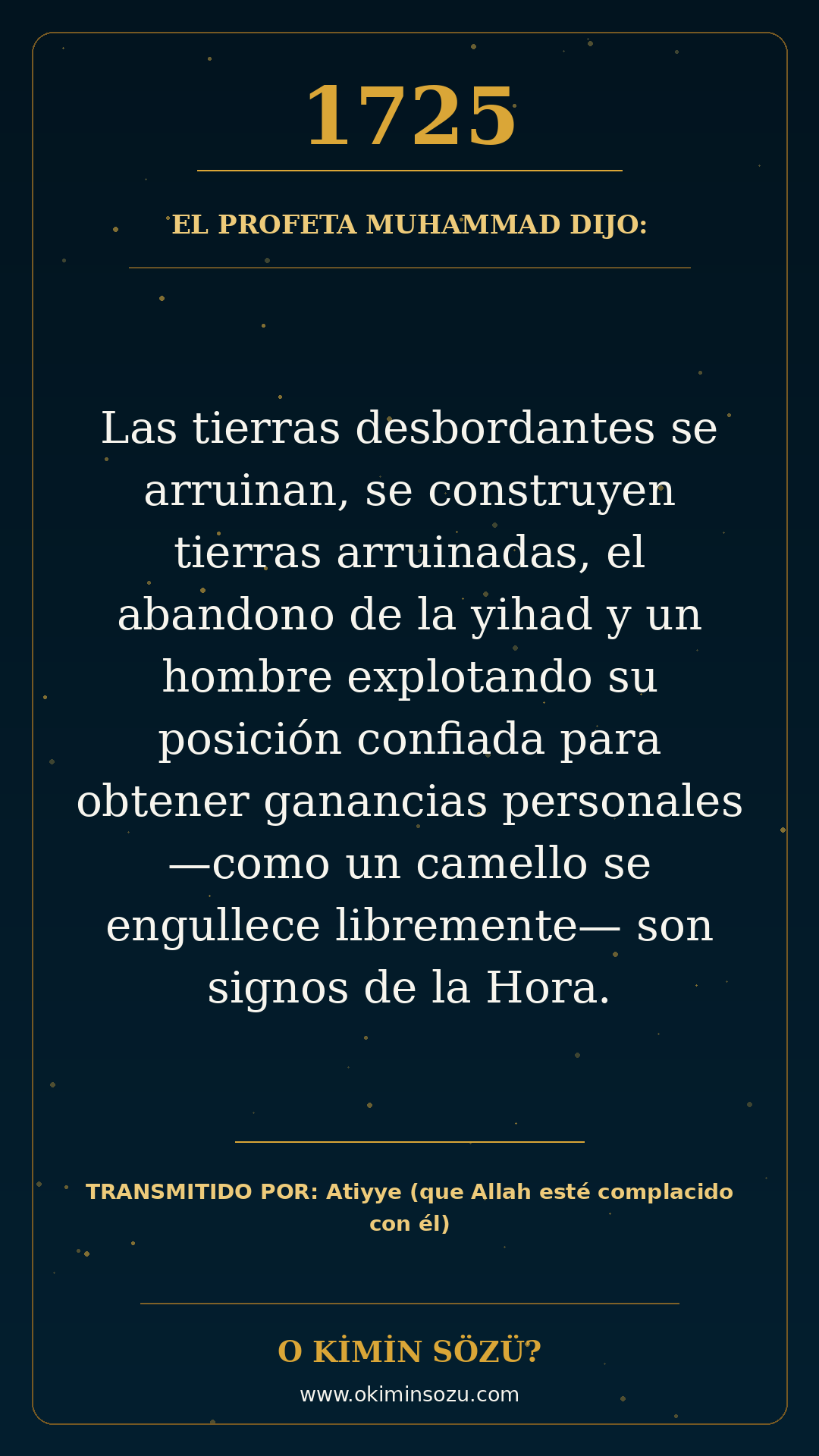 hadis 1725 es