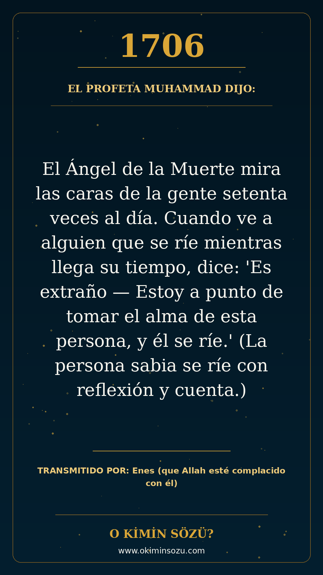 hadis 1706 es