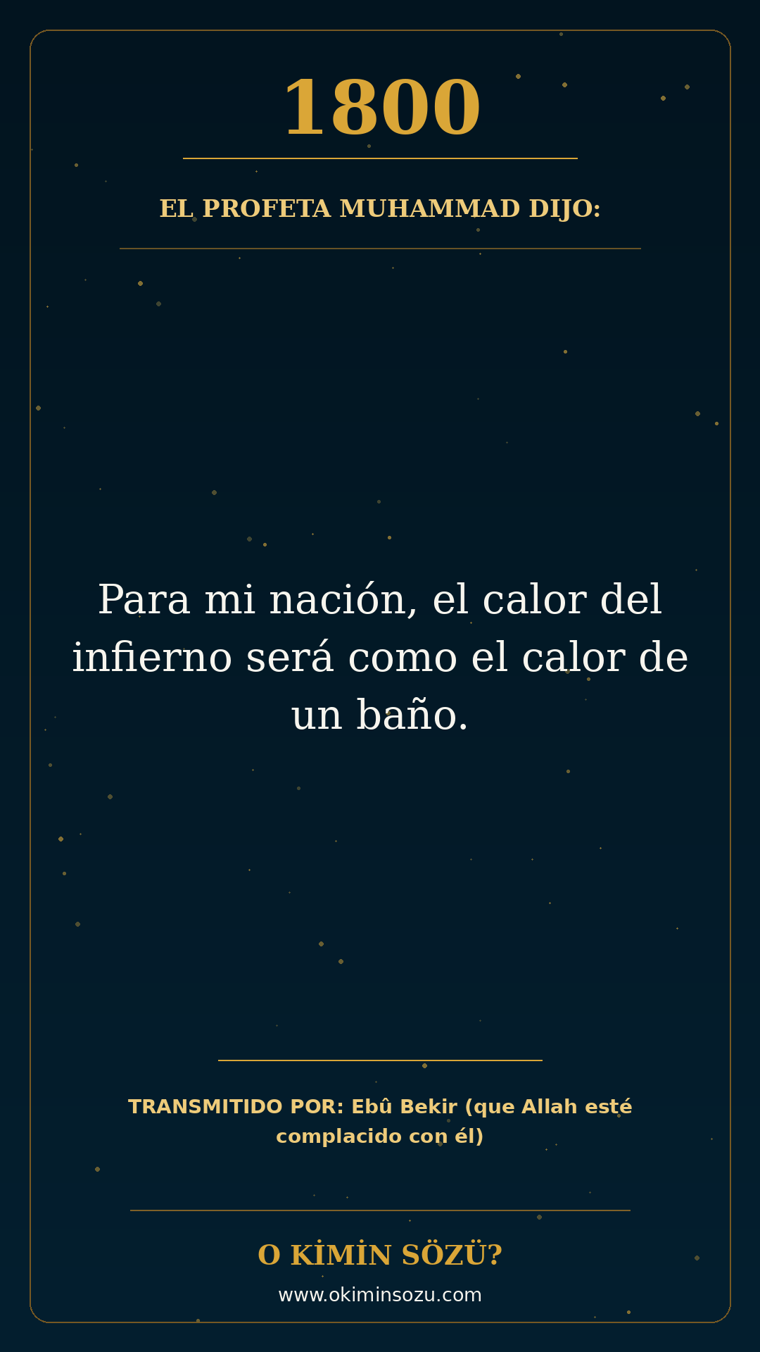 hadis 1800 es