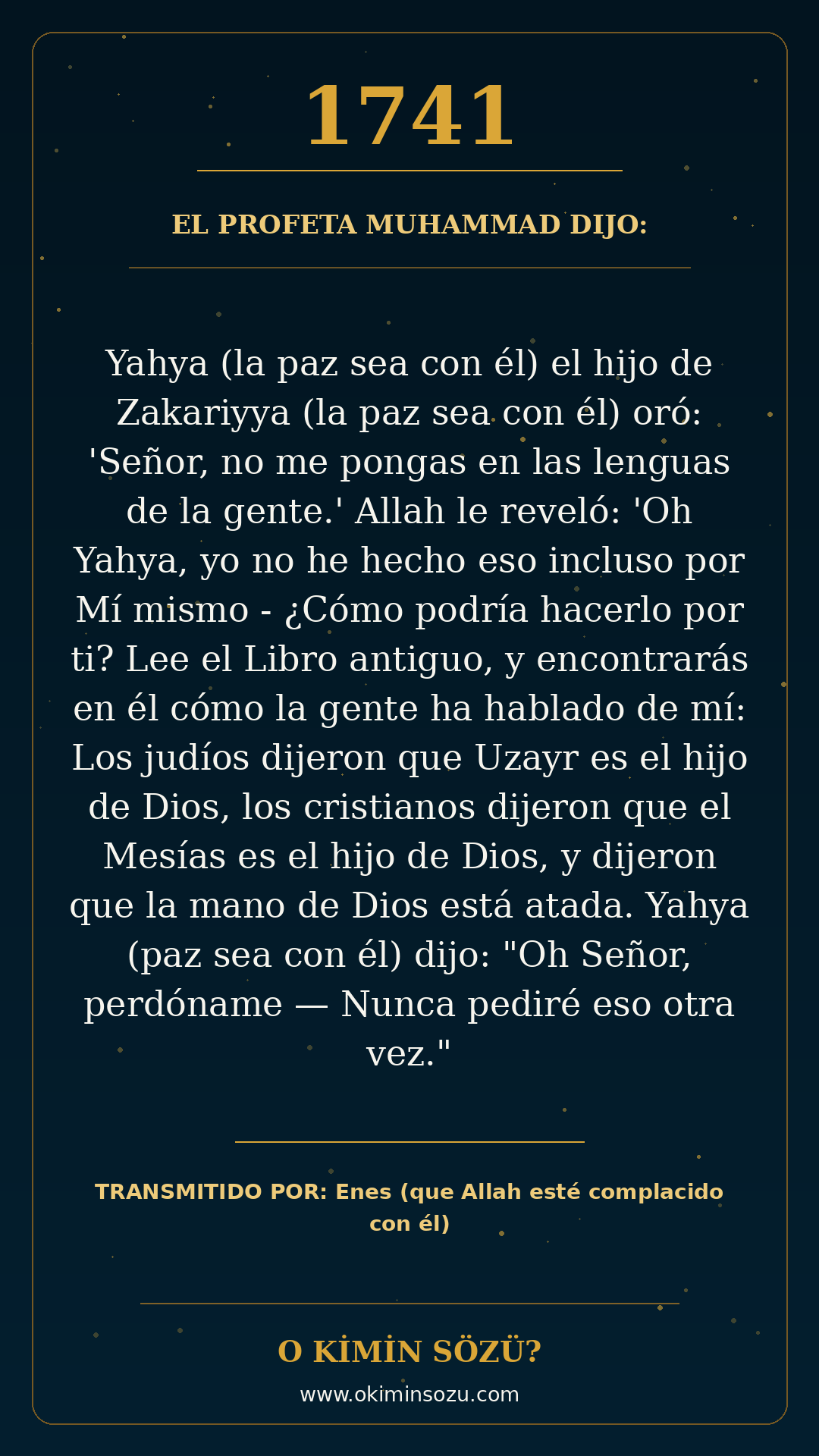 hadis 1741 es