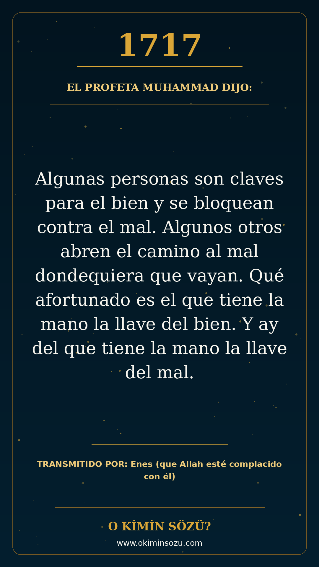 hadis 1717 es