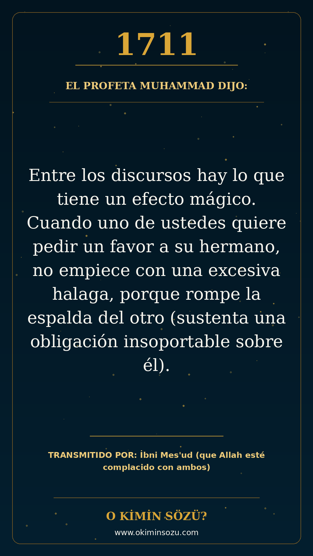 hadis 1711 es