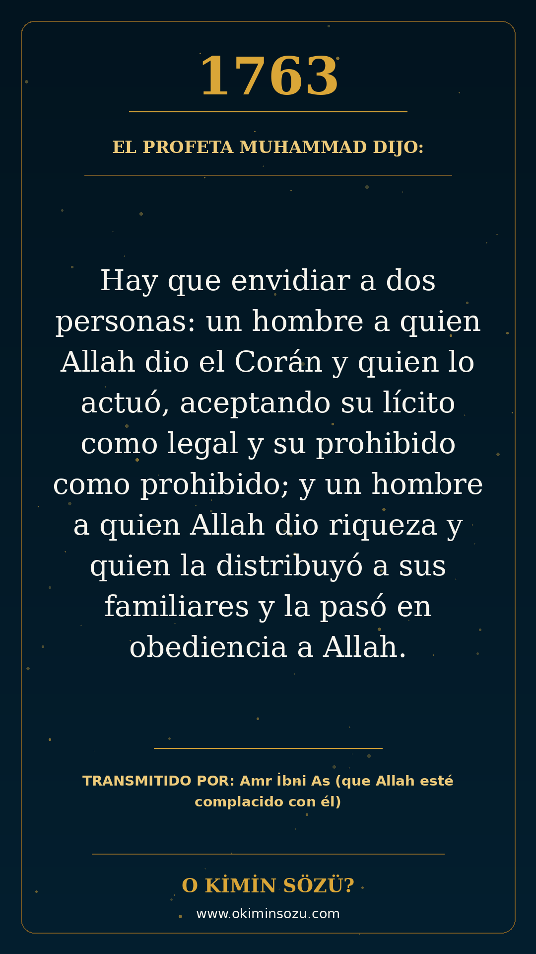 hadis 1763 es
