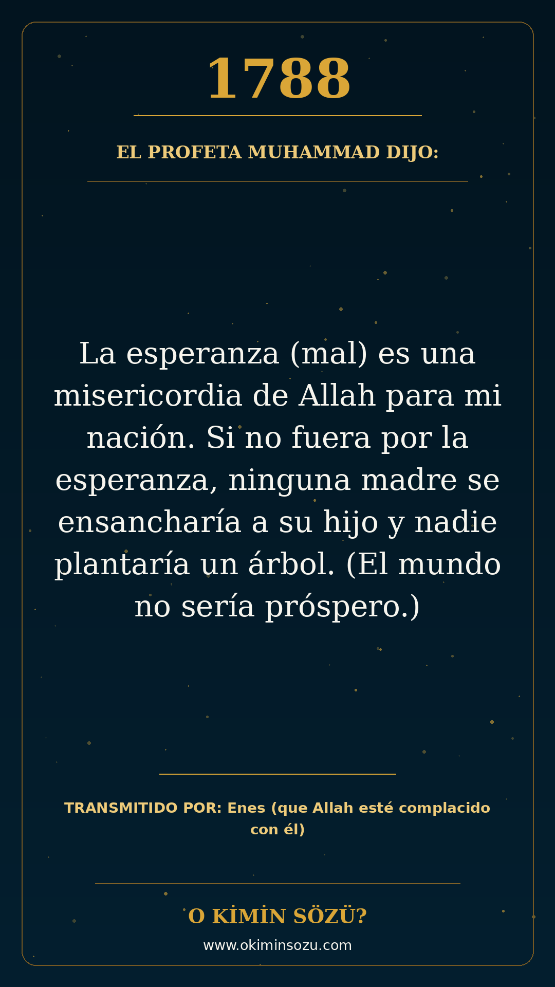 hadis 1788 es