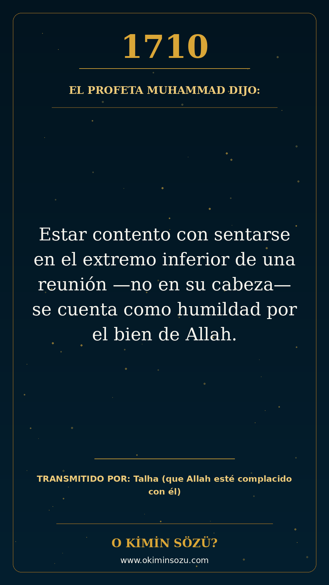 hadis 1710 es