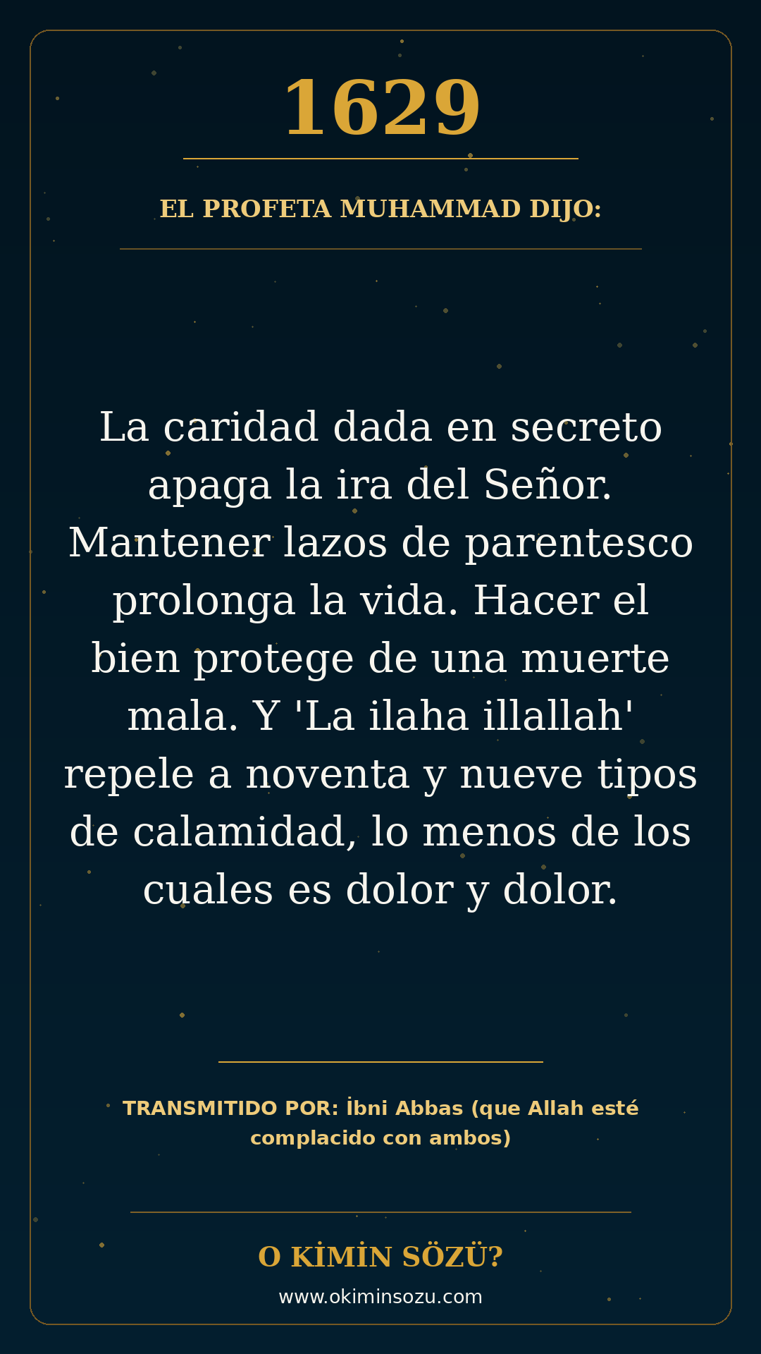 hadis 1629 es