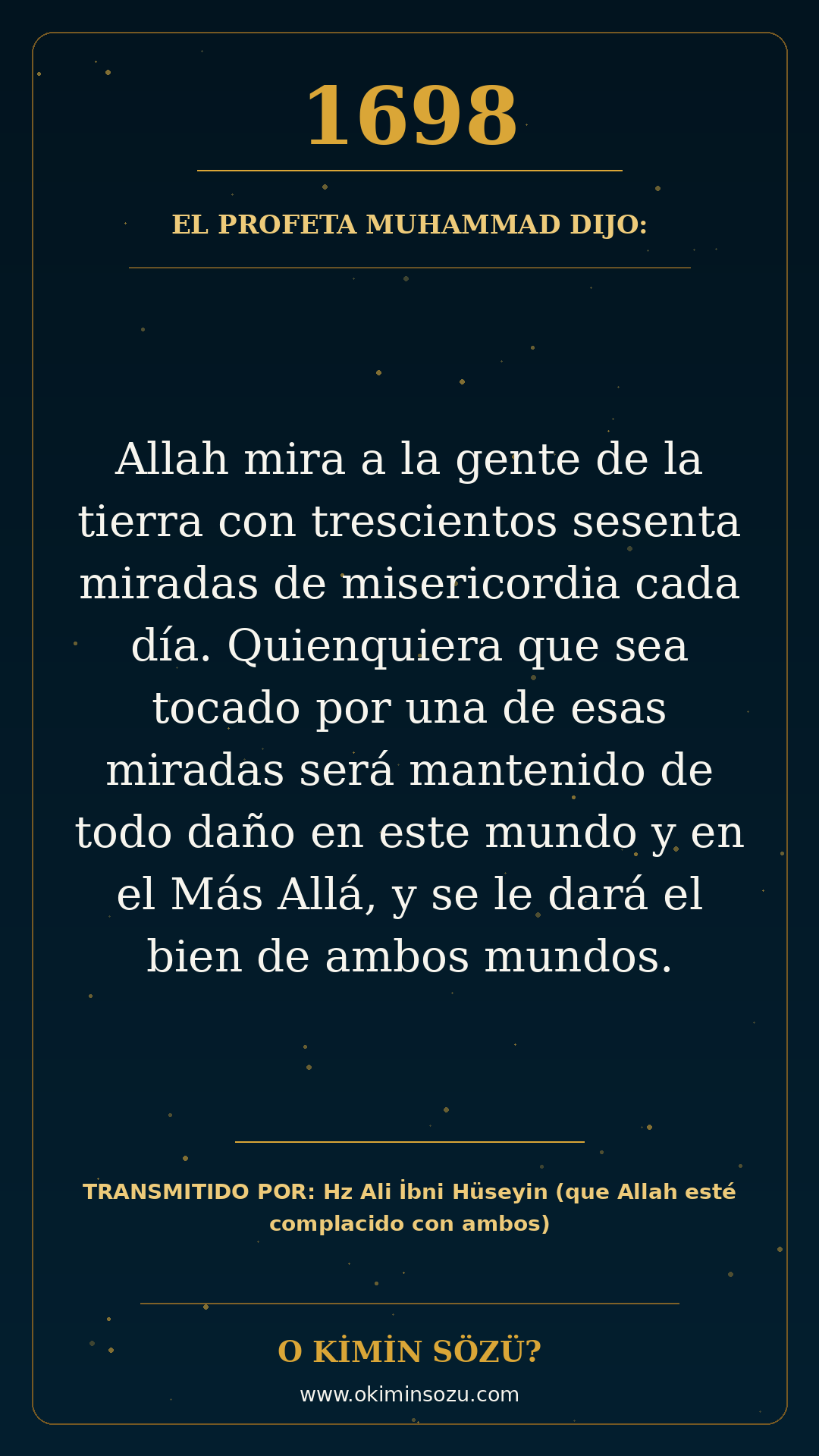 hadis 1698 es