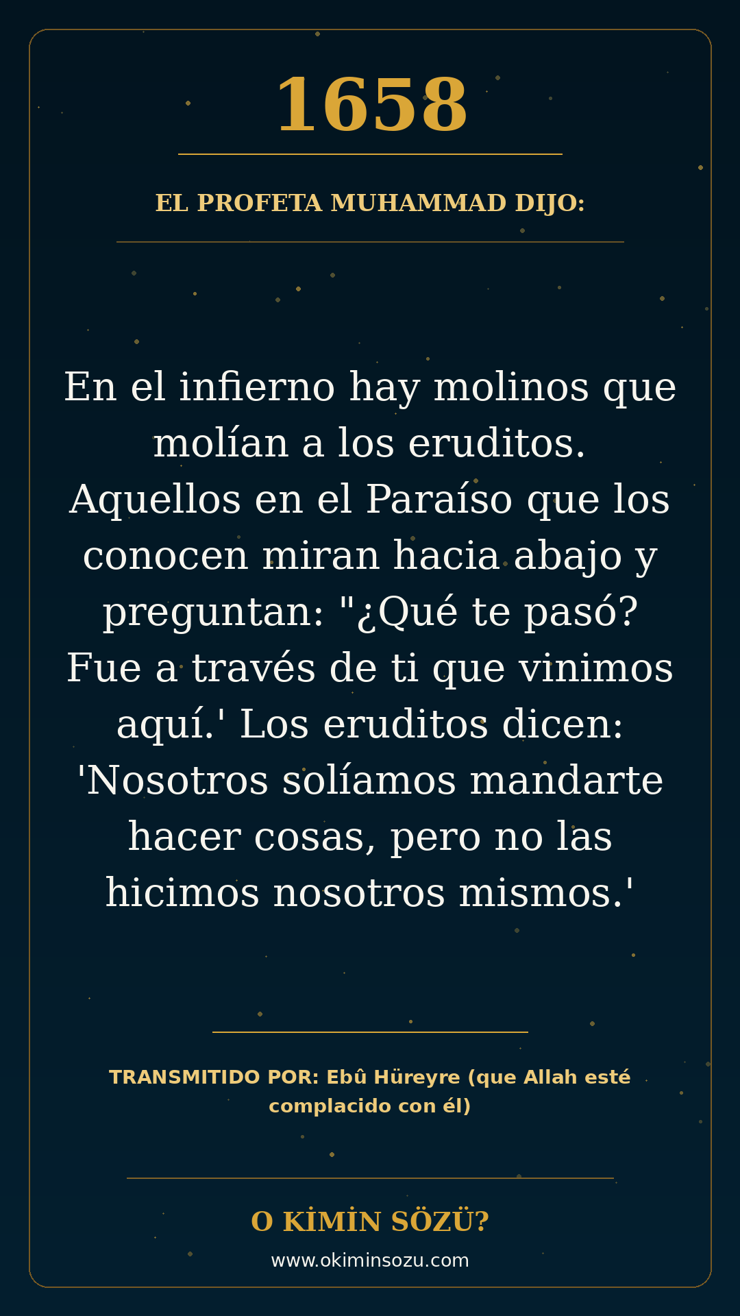 hadis 1658 es