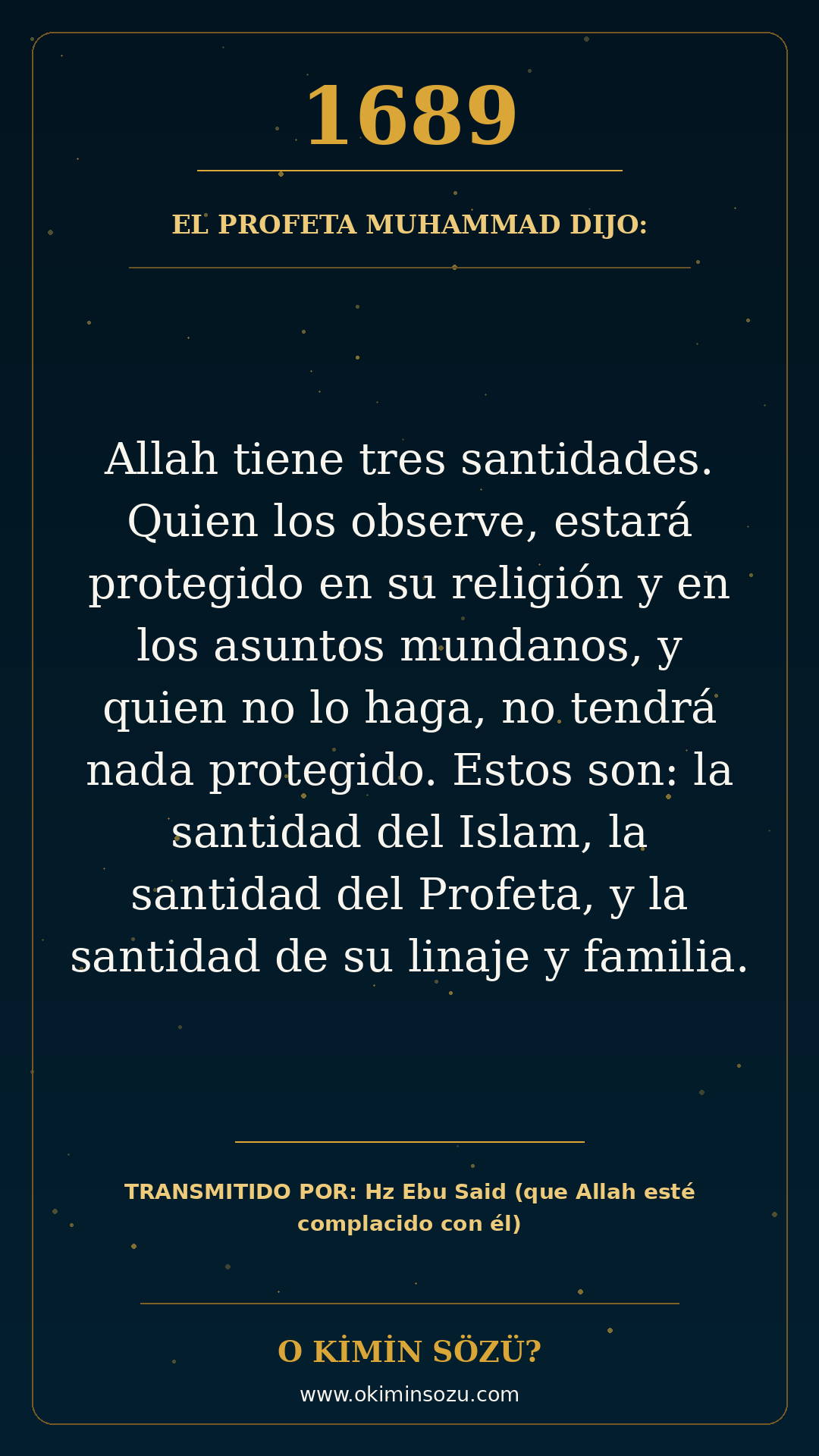 hadis 1689 es