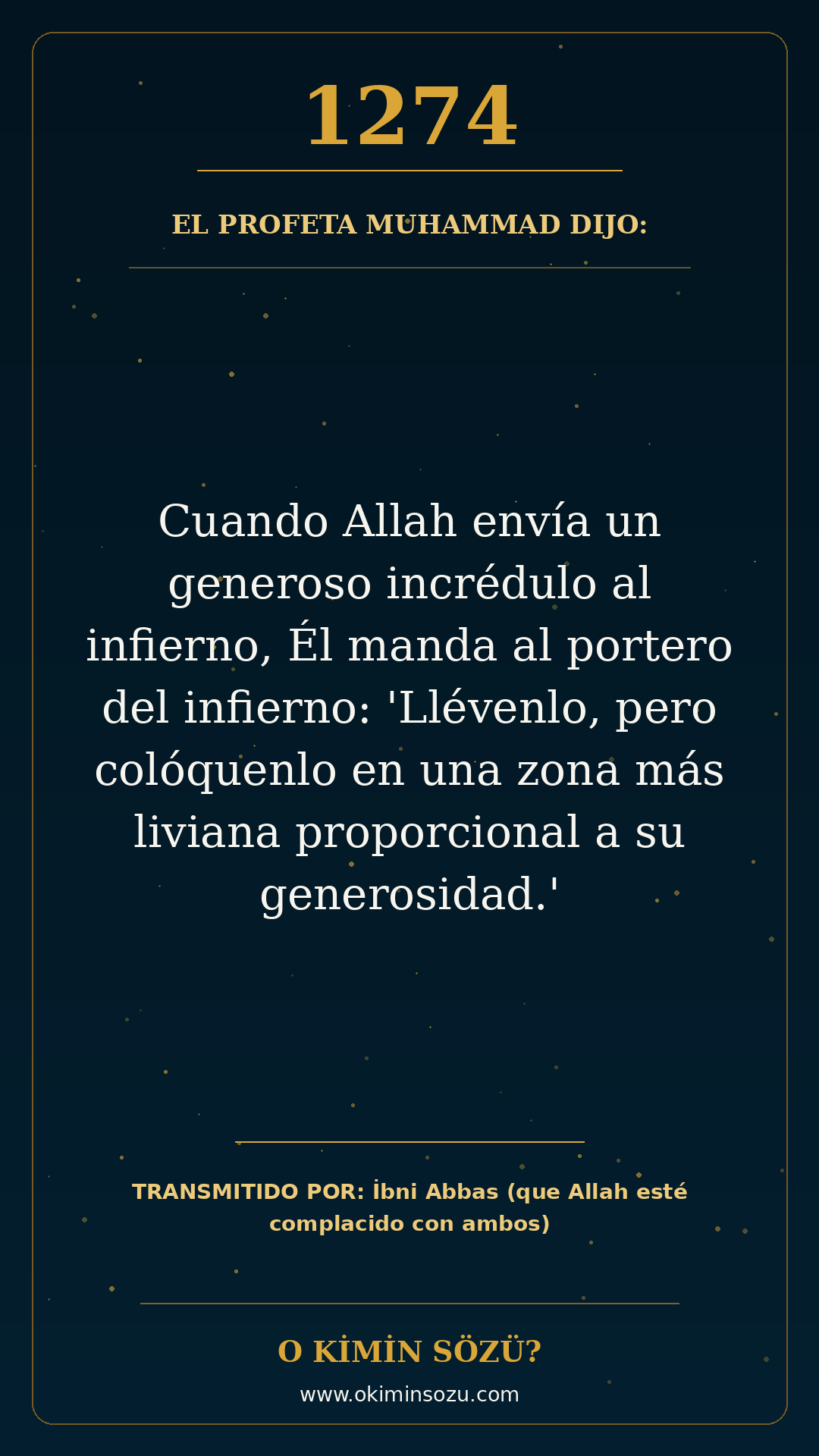 hadis 1274 es