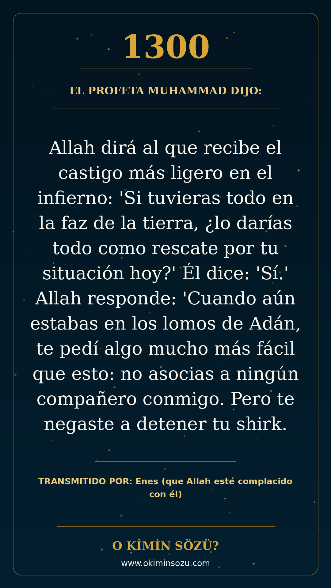 hadis 1300 es