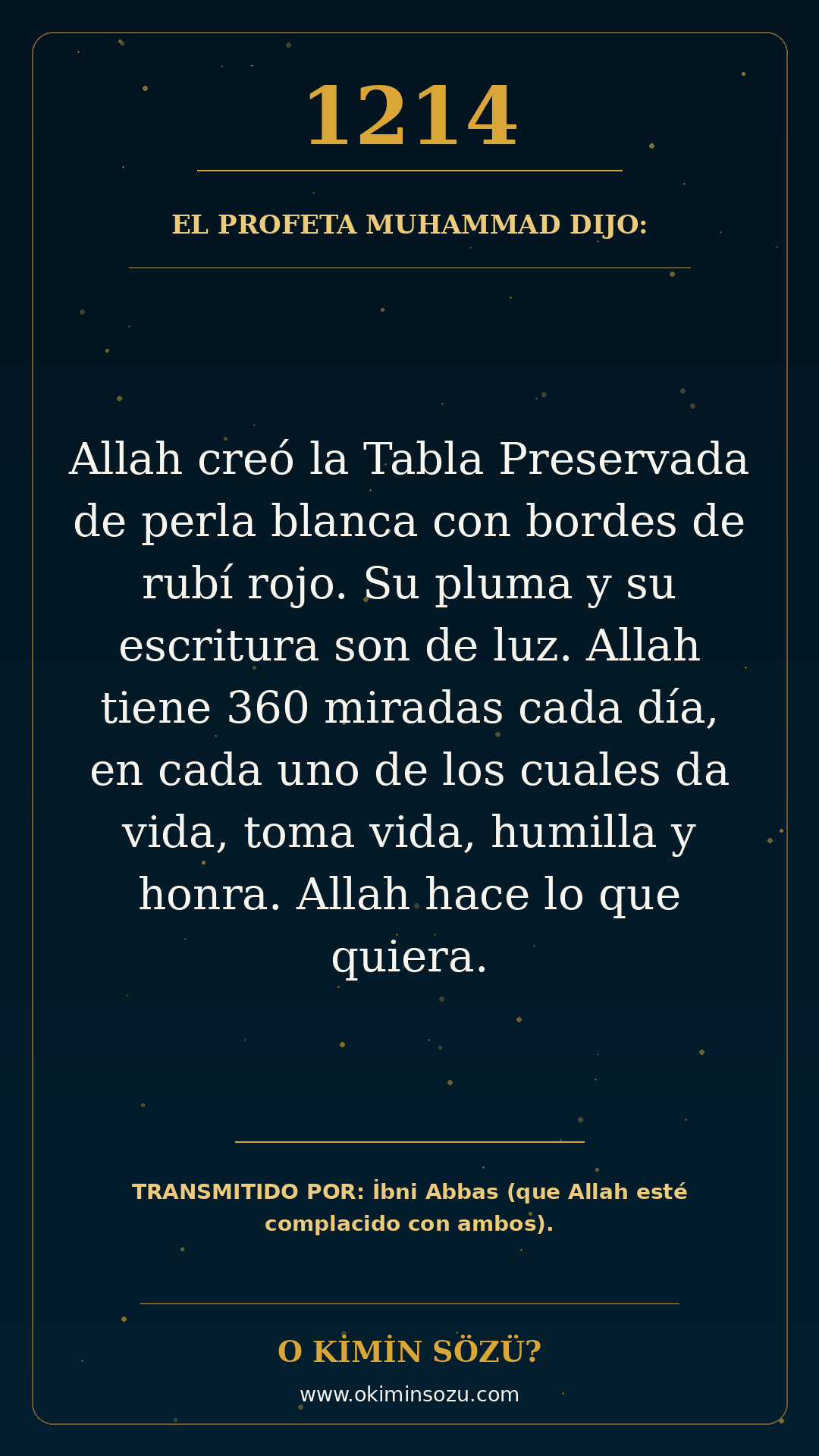 hadis 1214 es