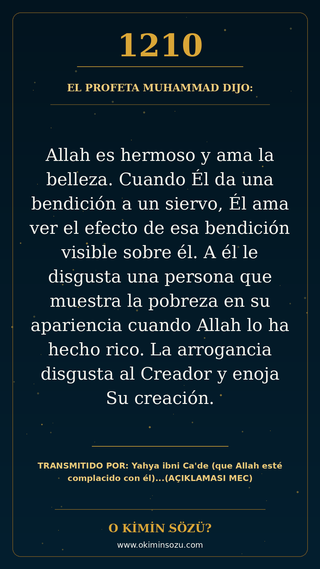 hadis 1210 es