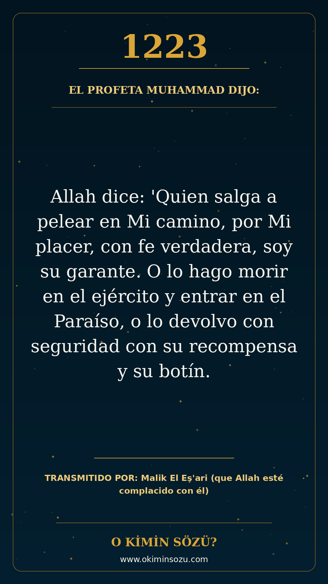 hadis 1223 es