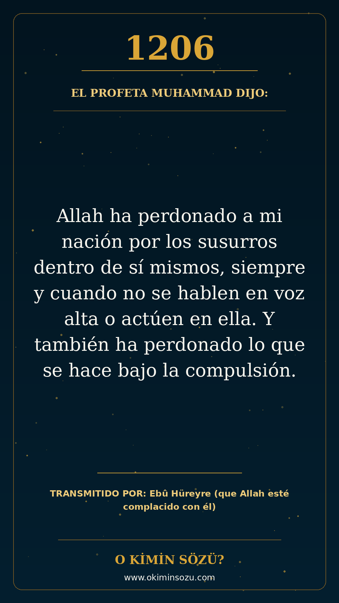 hadis 1206 es