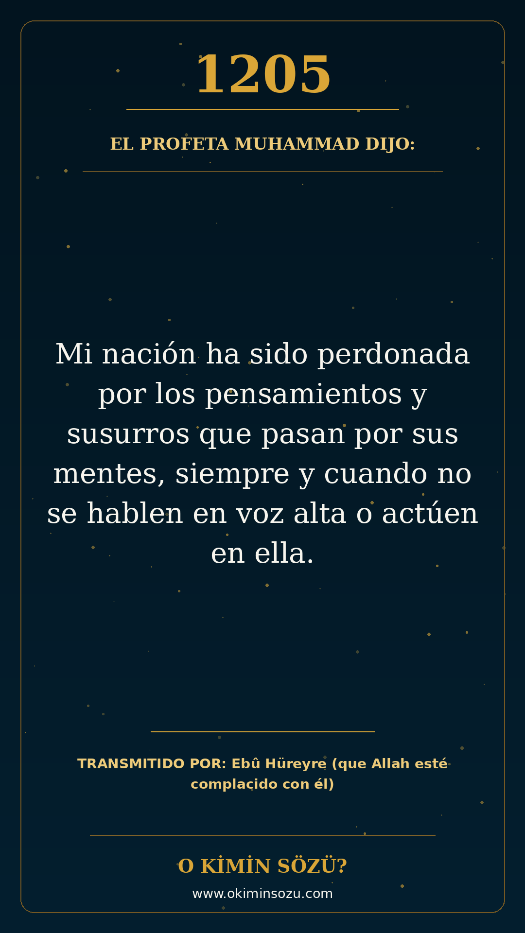 hadis 1205 es