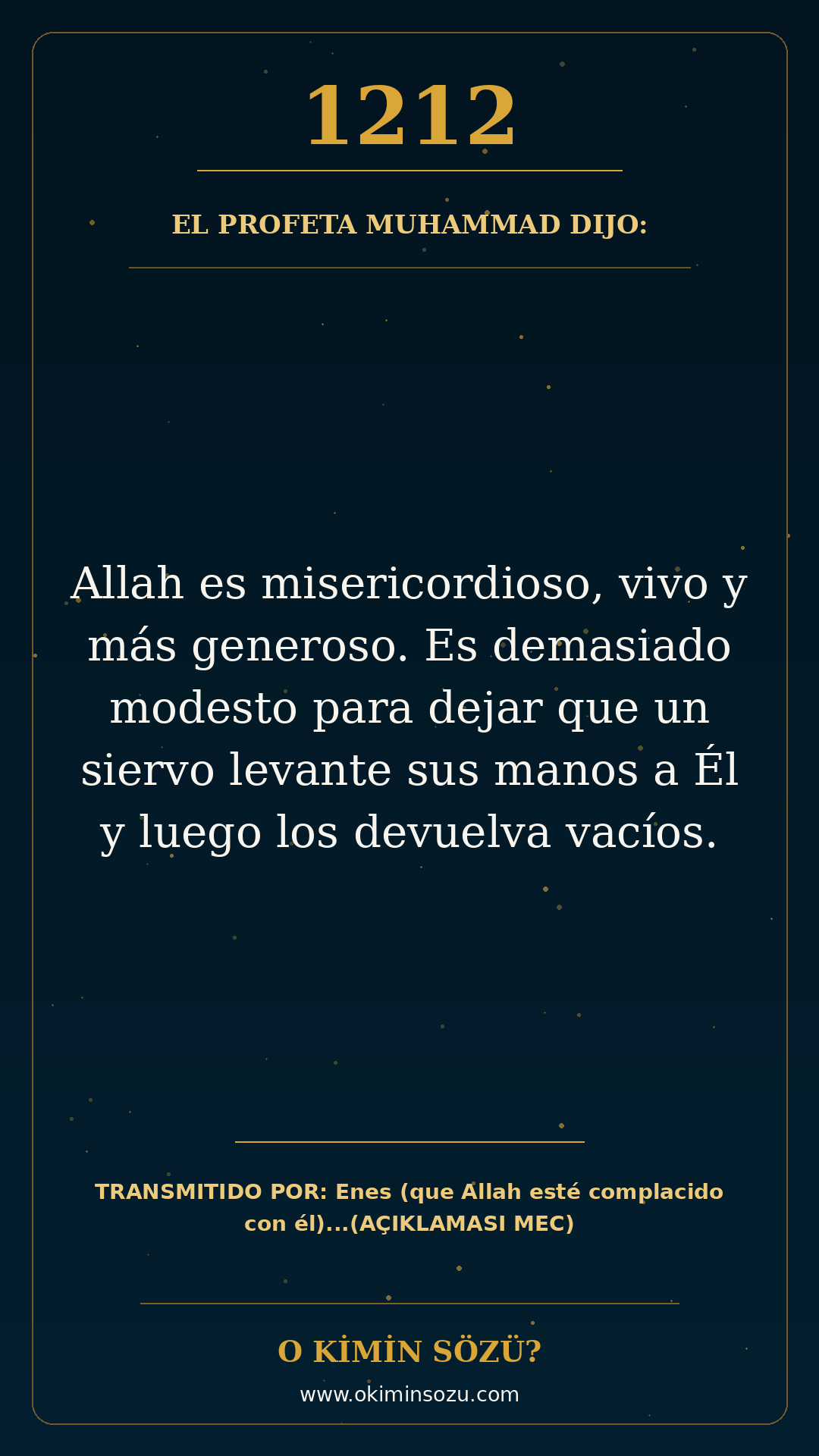 hadis 1212 es