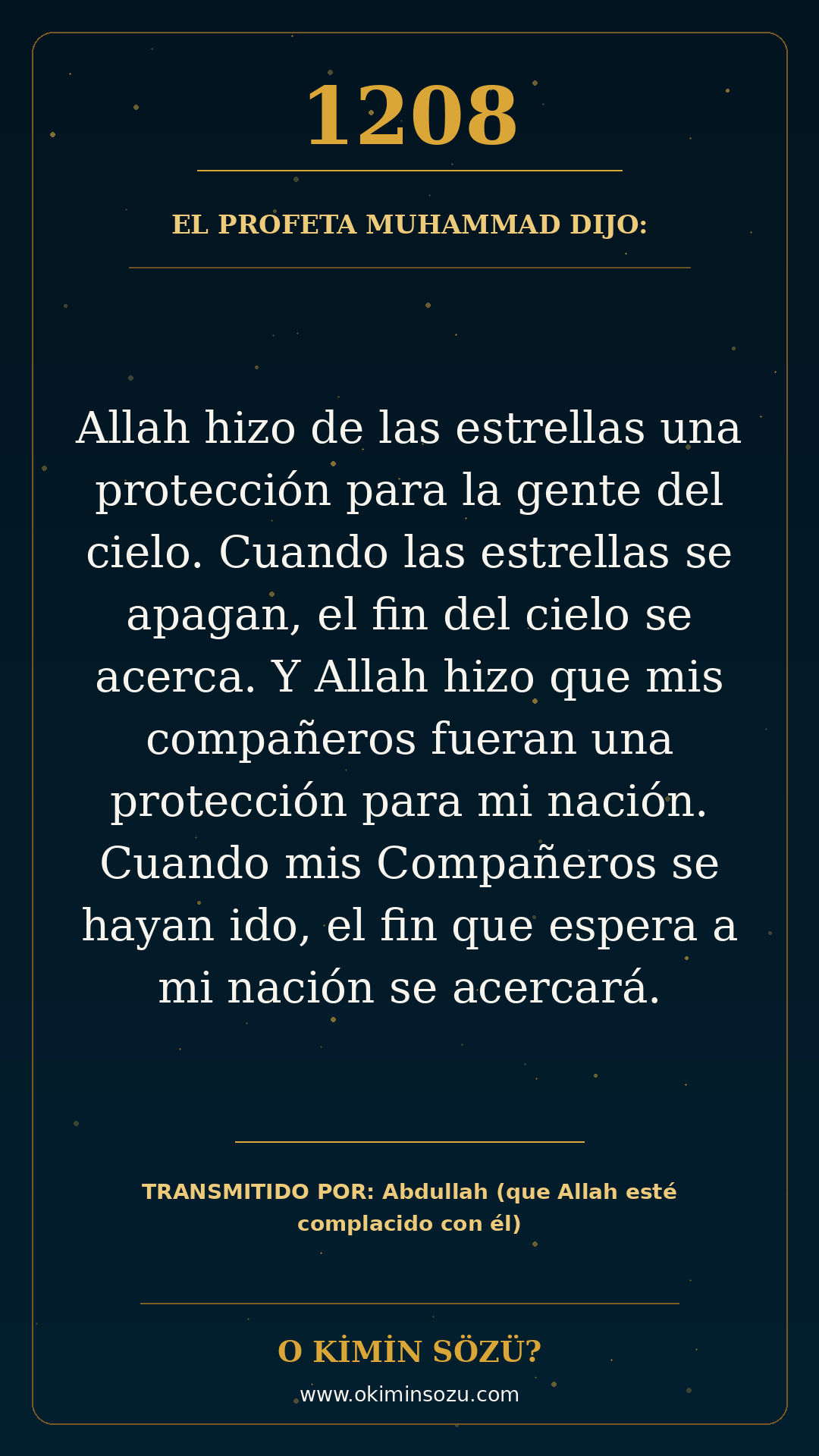 hadis 1208 es