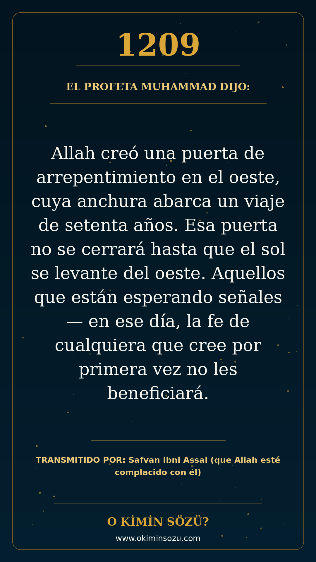 hadis 1209 es