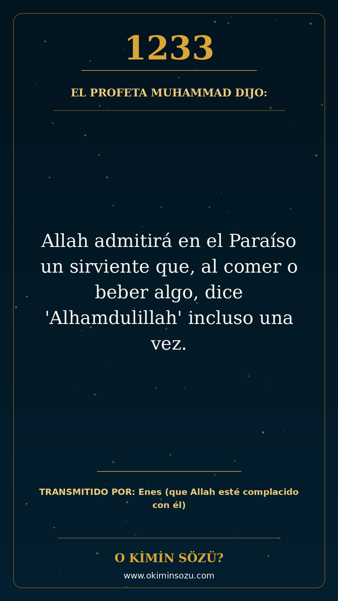 hadis 1233 es