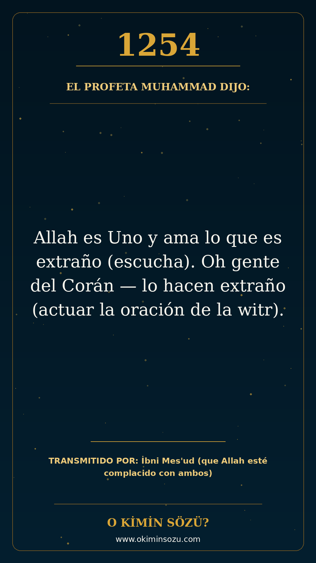 hadis 1254 es
