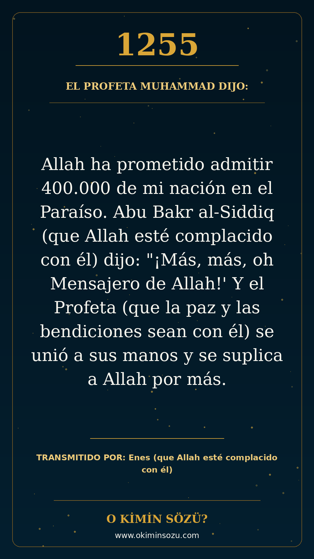 hadis 1255 es