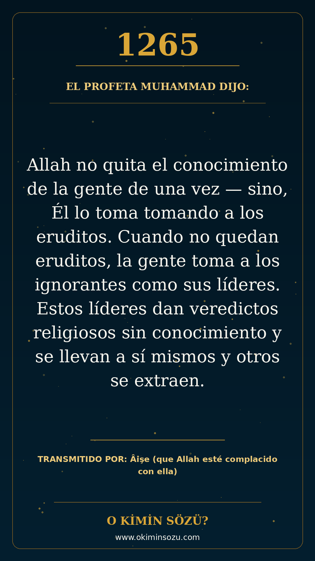 hadis 1265 es