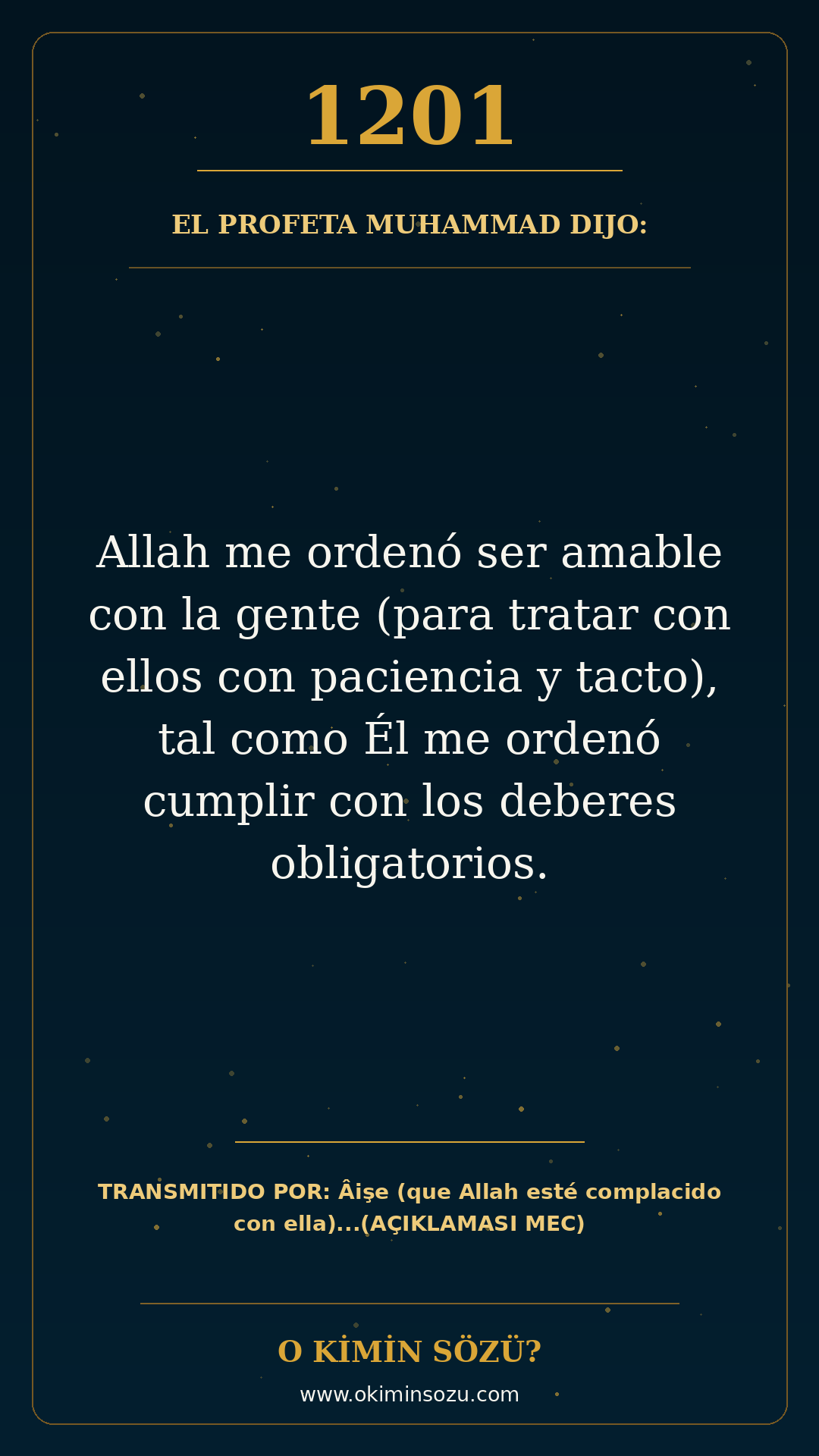 hadis 1201 es