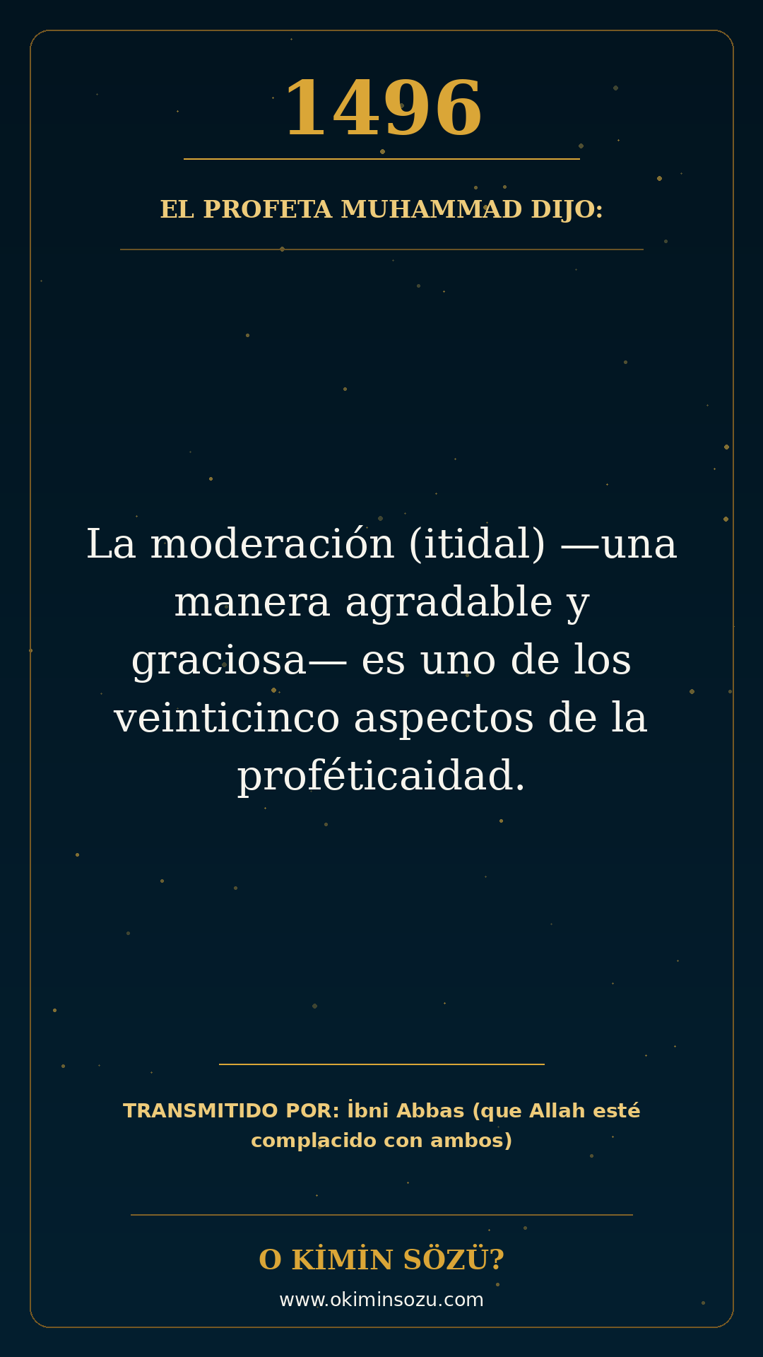 hadis 1496 es