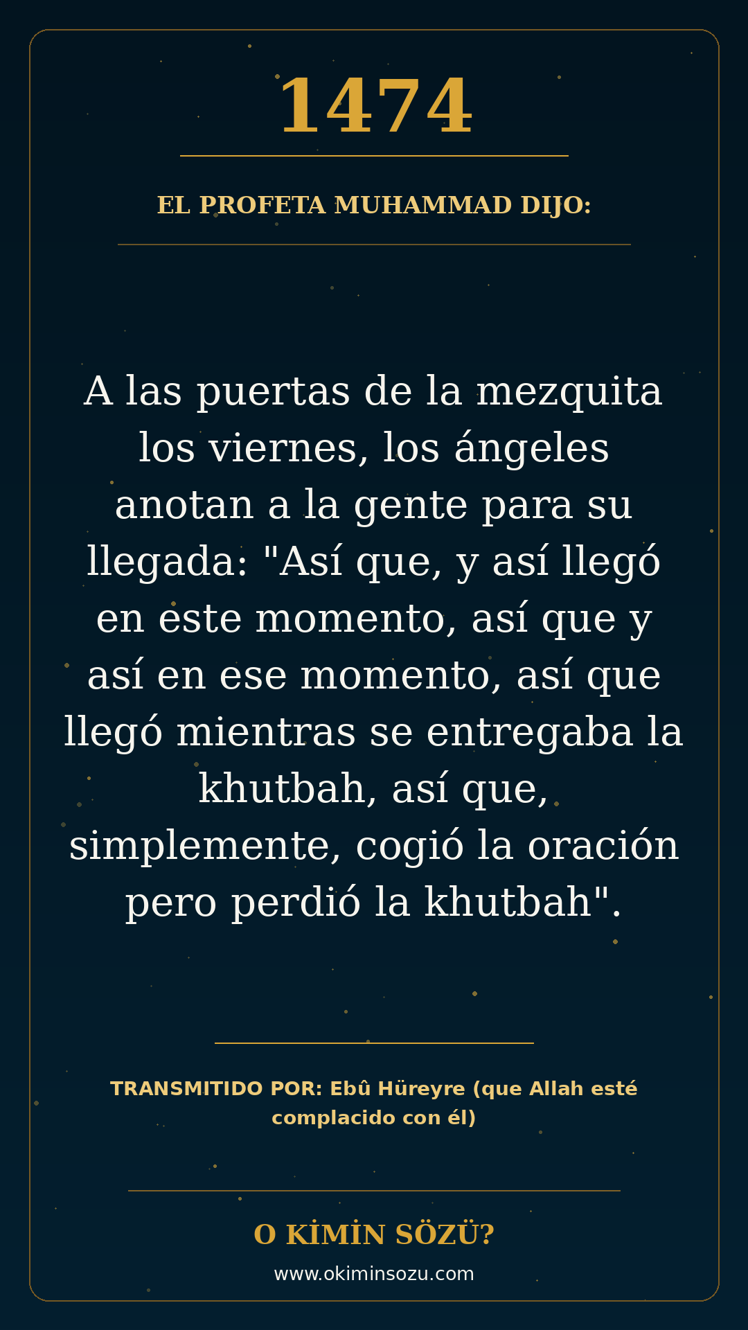 hadis 1474 es