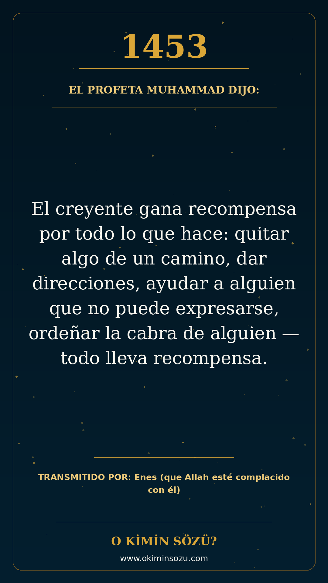 hadis 1453 es