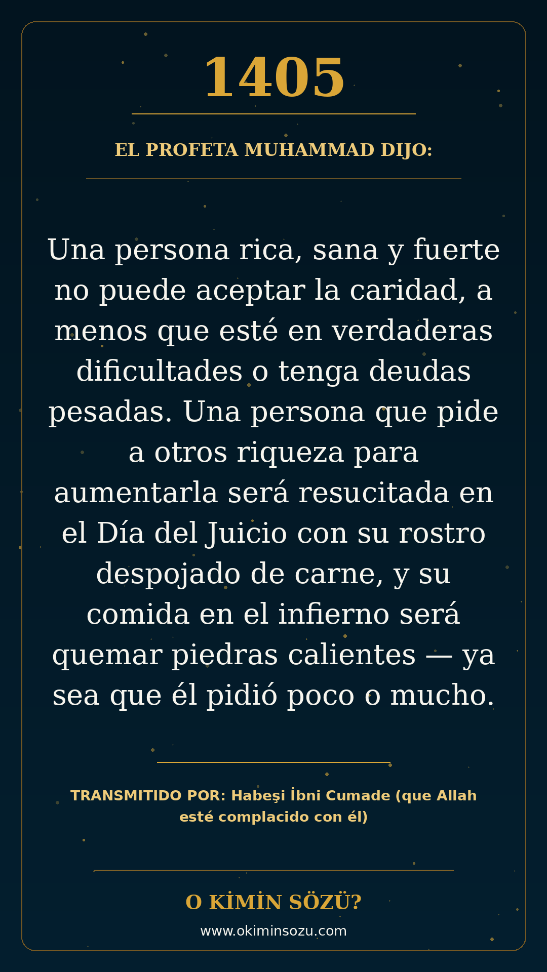 hadis 1405 es