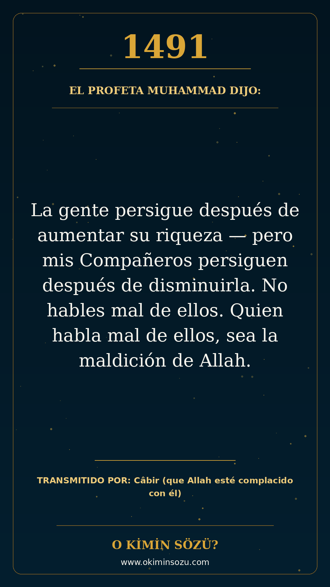 hadis 1491 es