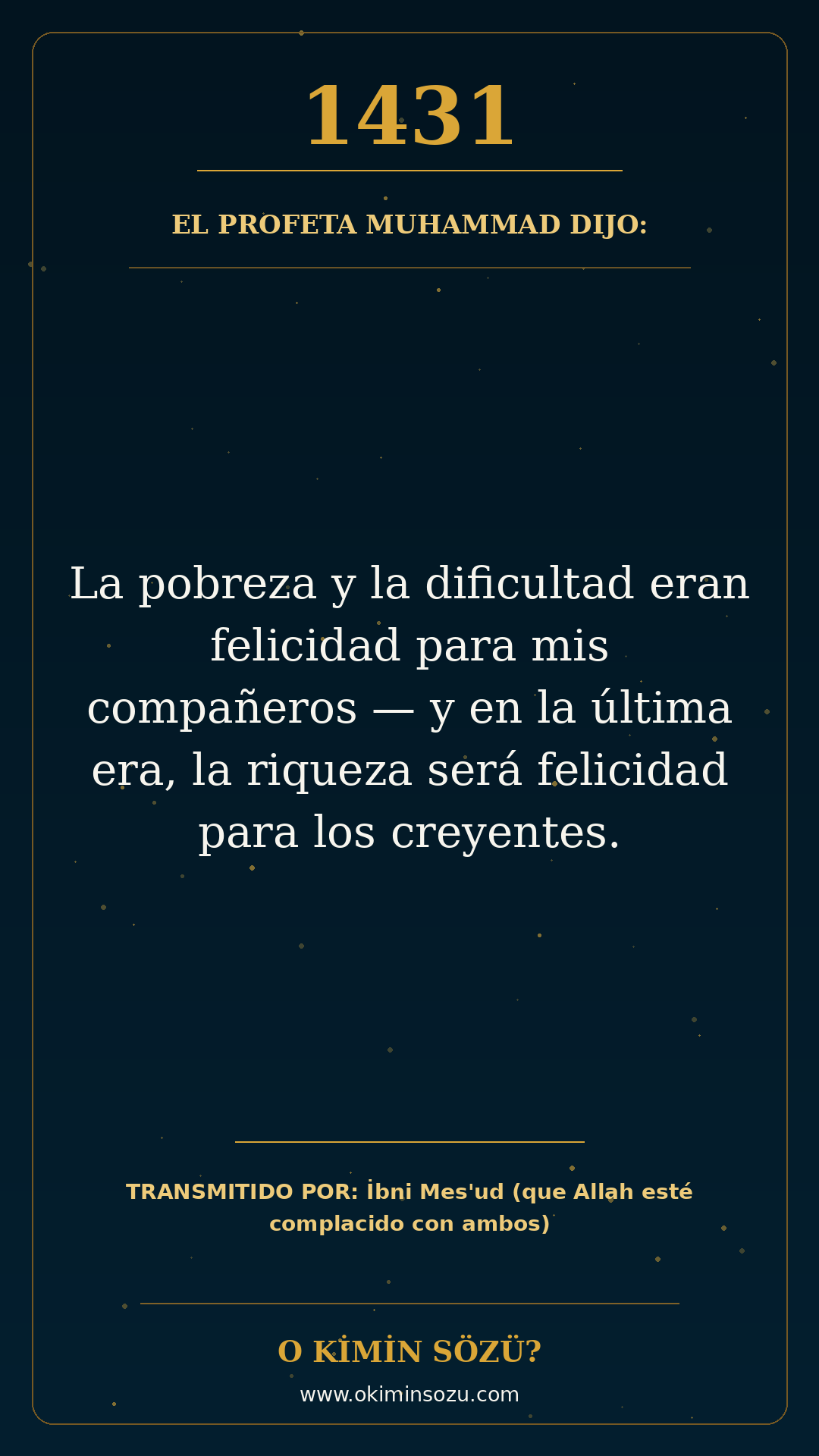 hadis 1431 es