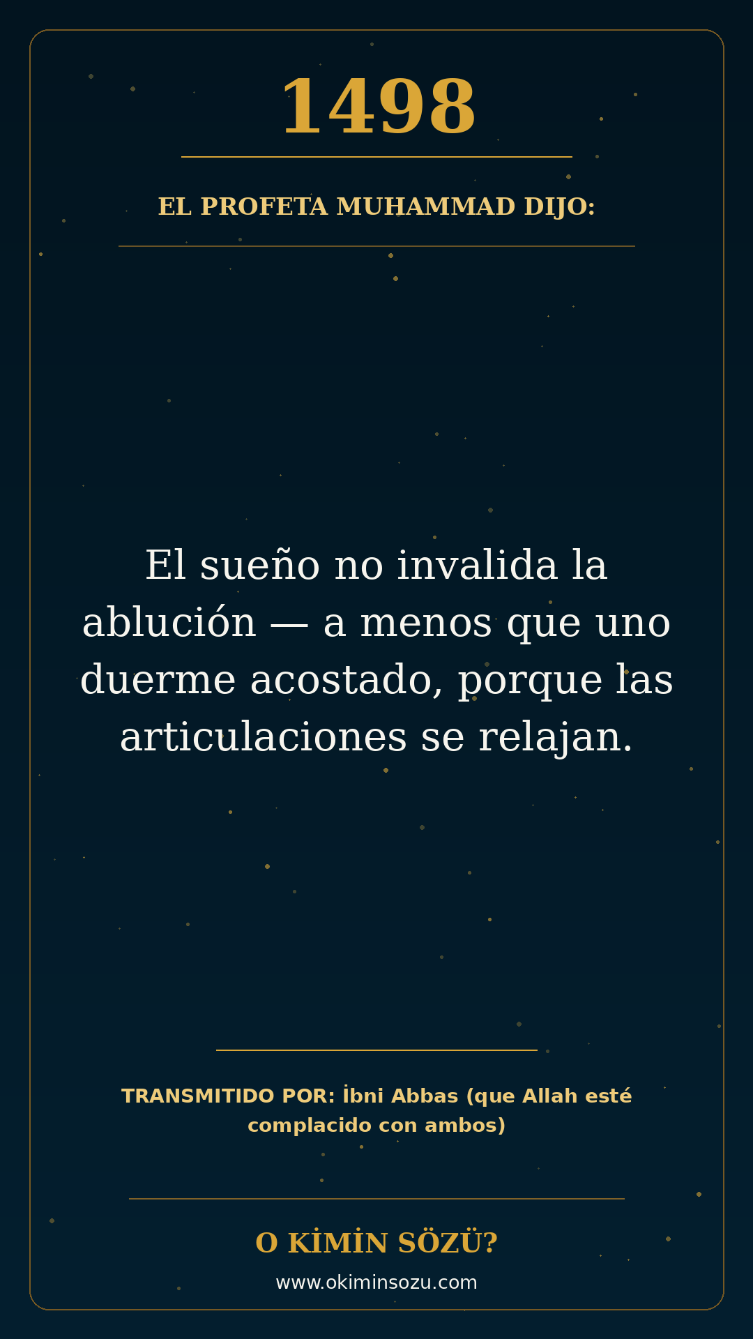 hadis 1498 es