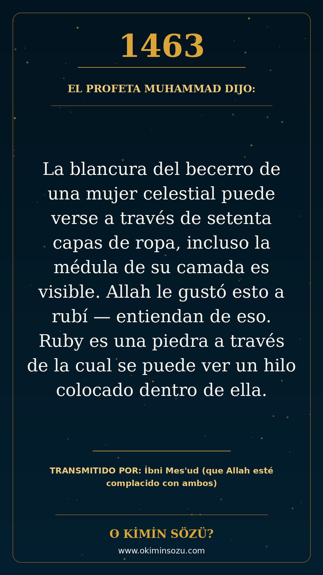 hadis 1463 es