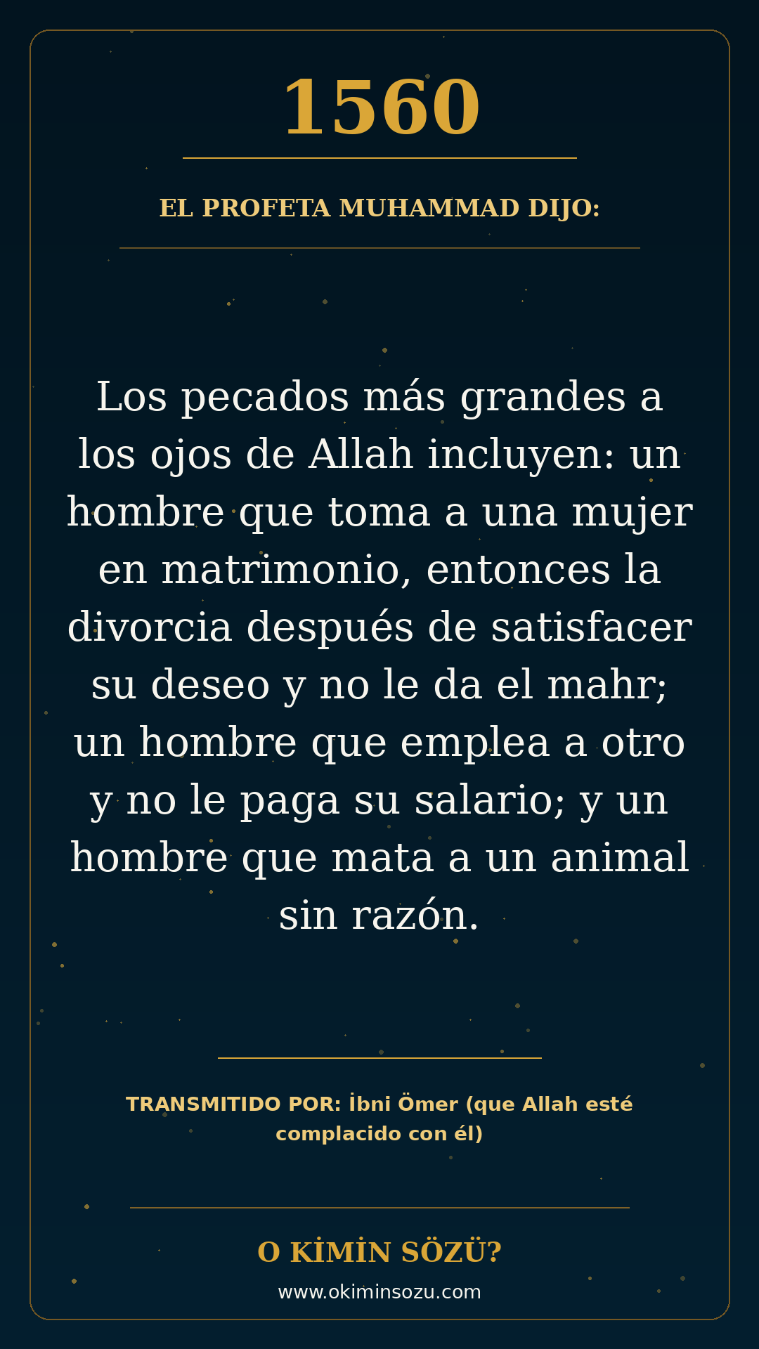 hadis 1560 es