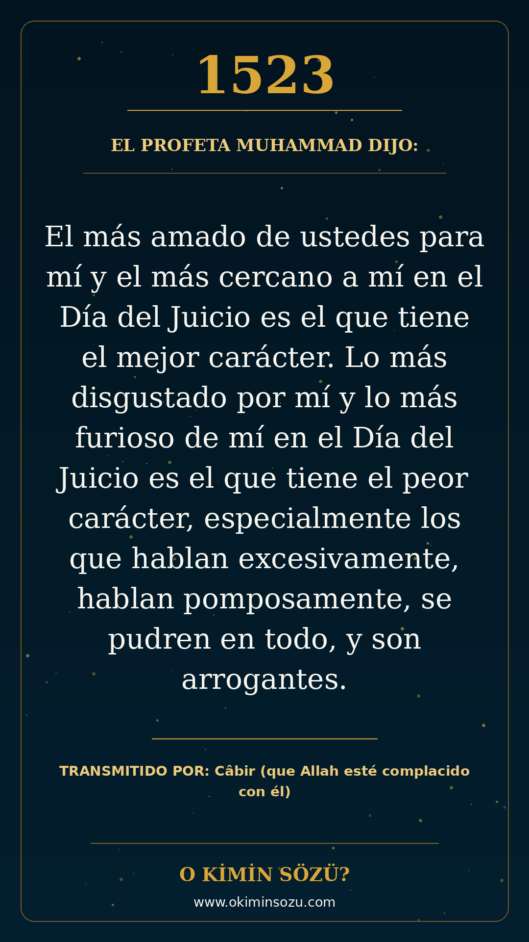 hadis 1523 es