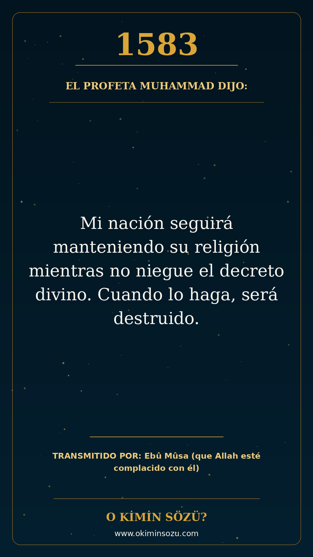 hadis 1583 es