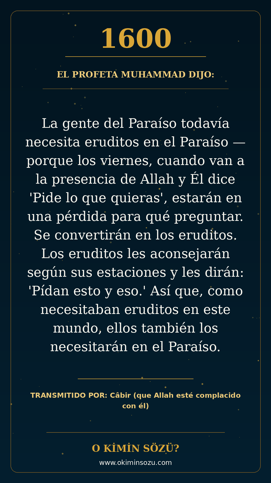 hadis 1600 es
