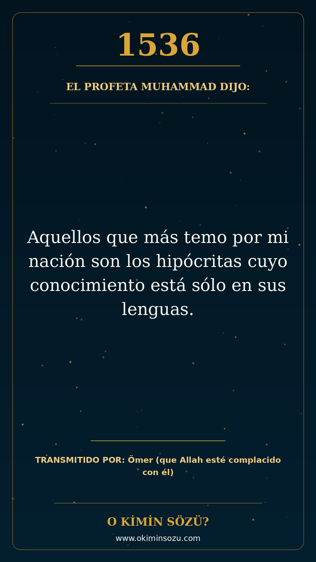 hadis 1536 es